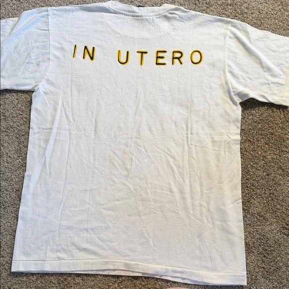 NIRVANA In Utero - White Angel Graphic Tee - Picture 3 of 3